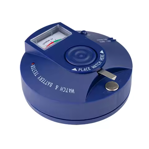 2025 Trendquartz Movement Tester ,Circular Type Watch Battery Pulse Tester And 1.5V 3V Button Cell B