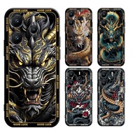 casing for redmi note 14 pro plus 4G 5G + dragon Case Soft Cover