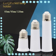 YNATURAL Lamp Holder Base, Plastic 65mm/95mm/120mm E27 To E27 Extender, White Extend Extension Socke