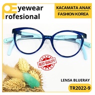 Anti-Bluera Children's Glasses with Normal Lenses - Eyeglass Frames & Lenses [TR2022-9]