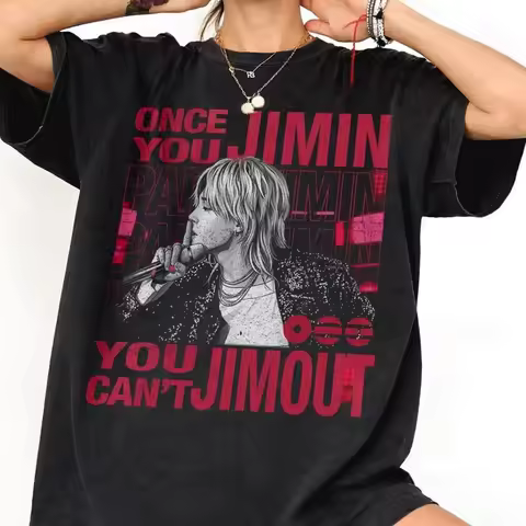2026 New BTS Jimin Arirang Unisex T-shirt Men Women Summer 100 Cotton Shirt Fashion High Quality Sho