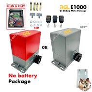 AGL E1000 DC ( FULL SET WITHOUT GEAR RACK - NYLON GEAR  ) E8 E1000 SLIDING AUTO GATE DC MOTOR SYSTEM
