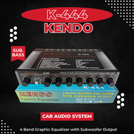แอมป์รถยนต์ ปรีแอมป์ติดรถยนต์ KENDO รุ่น K-444 เครื่องเสียง แยกซับอิสระ