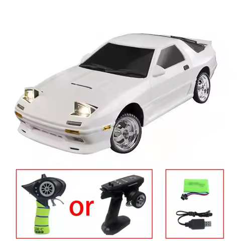 LDRC RX7 RC Racing Car 1/18 RWD Gyroscope Wireless Control Drift Vehicle Sports Model LD1802 for Hob