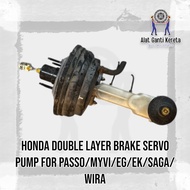 Honda Double Layer Brake Servo Pump For Passo/Myvi/EG/EK/Saga/Wira