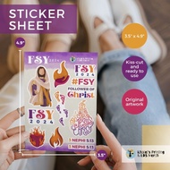 FSY 2024 inspired journal sticker sheet LDS Stationary item
