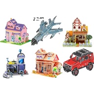 Model Jigsaw House 3D Puzzle 3D Paper