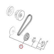 100% ORIGINAL QJ MOTOR AX200S DRIVEN WHEEL COMBINATION // 209025390010 100% ORIGINAL QJ MOTOR AX200S