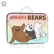 We Bare Bears Laptop Case 10/12/13/15/17inch Waterproof Shockproof Portable Laptop Bag
