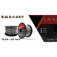 Embassy 16 GA 2x30 16 GA AWG Speaker Audio Cable Per Meter