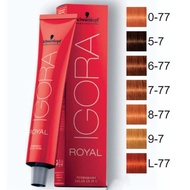 IGORA Royal Hair Color Professional Schwarzkopf Dye 60g - (8.77, 9.1, 6.77, 8.0, 7-77, 6-77, 6-0, 8-