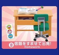 Re-ment 絕版食玩 Doraemon Everyday Adventures 多啦A夢 叮噹大雄每一天的大冒險 No.8 書枱