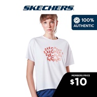 Skechers Online Exclusive Women Performance Running Short Sleeve Tee - SP22Q3W112-00GK