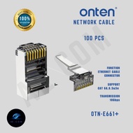 Onten Ethernet Connector E661+ RJ45 Shielded Cat.6A/6/5e/5