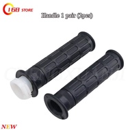 7/8" 22mm Handle Throttle Hand Grips W/ Cable Tube Sleeve For Yamaha DT100 DT125 MX100 PW80