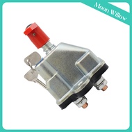 Moon Willow สวิตซ์ตัดการเชื่อมต่อ12-24V พร้อมกุญแจตัด Kill Master Isolator สำหรับยานพาหนะรถเรือรถบรร