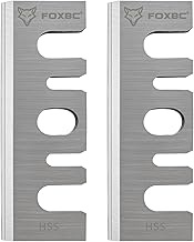 FOXBC 3-1/4 Inch HSS Planer Blades for Hitachi P20ST, P20SF, P20SB, P20A, FP20SA, FP20A