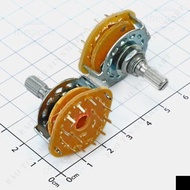[2 Pieces]- RS25 2P6T Rotary Switch, 2-Pole 6-Position Choice Linhkiensmart