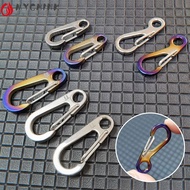 CHINK D Carabiner MIni Titanium Alloy Outdoor Hook  EDC Gear Camping Keyring