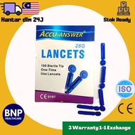 Lancet, Blood Lancet, Jarum Cucuk  {CE ISO0197 certified}