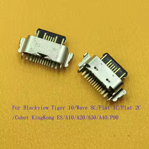 5-50Pcs Dock Charging Charger Connector USB Plug For Cubot KingKong ES A10 A20 A30 A40 P90 Blackview