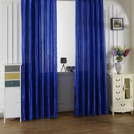 New Rod Pocket Top Solid Color Satin Curtain Panel Window Curtains