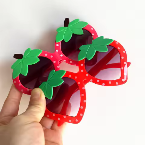 Fashion Cartoon Sun Glasses Kids Cut Anti-UV Spectacles Funny Eyeglasses Simplity Google Children St