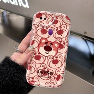 LAYAR Casing HP OPPO F9 F9 Pro Realme 2 Pro Realme U1 Case Full Screen Bear Pattern Dual Phone Case Protective Simple Case New Softcase