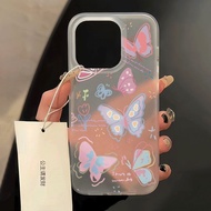 Anti Crack Butterfly Aesthetic Casing Infinix Smart 10 Plus Smart 9 Hot 60I Note 50 Pro Itel P55 4G 