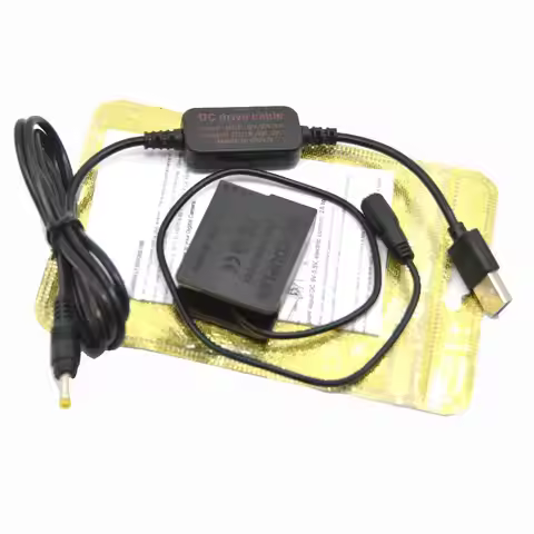 USB Power Cable Plus DMW-BLC12 Dummy Battery DMW-DCC8 DC Coupler for Panasonic DMC-GH2 GH2K GH2S G5 