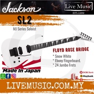 Jackson MJ Series Soloist SL2 Electric Guitar, Ebony FB, Snow White