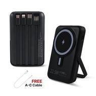 (MY) LionShield 3C/CCC Certified 10000mAh 5-in-1 Magnetic Wireless Powerbank 22.5W Fast Charging Pow