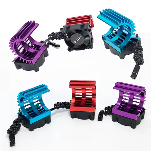 RC 380 390 2838 2845 2847 Brushless Motor RC Motor Fan Aluminum Cover Heat Sink with Cooling Fan for