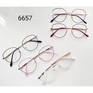 Fashion Cat Eye Frame Glasses Premium Material 6657