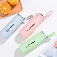 NICE 2-layer heat-resistant plastic glass water bottle with NICE hanger
