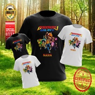 BOBOIBOY GALAXY BOBOIBOY AND FRIENDS CAN ADD ON NAME DESIGN 22 TSHIRT ROUND NECK FOR ALL
