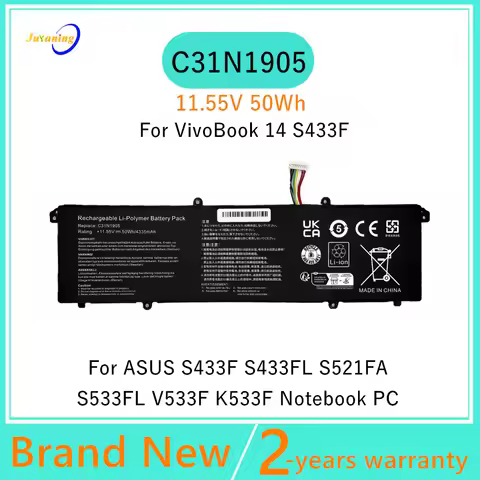 Laptop Battery For Asus VivoBook 14 S433F S14 S433 C31N1905 S433F S433FL S521FA S533FL V533F K533F N