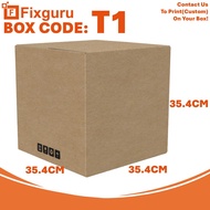 Fixguru T1 - 35.4x35.4x35.4cm Carton Box Moving Box Storage Box Packing Box Cardboard Box