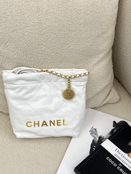 全新Chanel mini 22 白色 原價4萬 full set 清貨特價