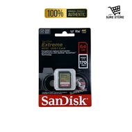 SanDisk Extreme SD UHS-I Card - 64GB SDSDXV2-064G-GNCIN