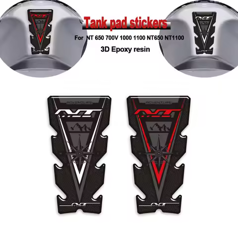 For Honda NT 650 700V 1000 1100 NT650 NT1100 Motorcycle Tank pad Fish Bone Fuel Oil kit stickers pro
