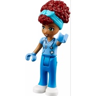 Lego Minifigure Friends frnd0597 Gabriela-Medium Blue Shirt with Stethoscope Trousers White Shoes Me