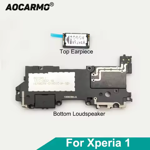 Aocarmo For SONY Xperia 1 / XZ4 / X1 J9110 Top Ear Speaker Earpiece Earphone Bottom Loudspeaker With