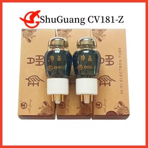 ShuGuang CV181-Z Electron Vacuum Tube Replace 6SN7 6N8P 6H8C 5692 WE6SN7 6SN7GT 6SN7C HIFI Audio Val
