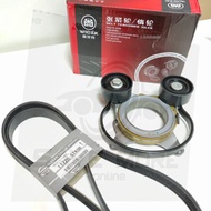 OEM HEAVY DUTY NISSAN SERENA C27 FAN BELT TENSIONER WITH FAN BELT 6PK1617 11955-5TH0A