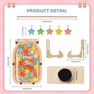Personalized Stars Reward Jar Magnetic Reward Jar, Classroom Reward Jar for Kids, Jar Reward System 