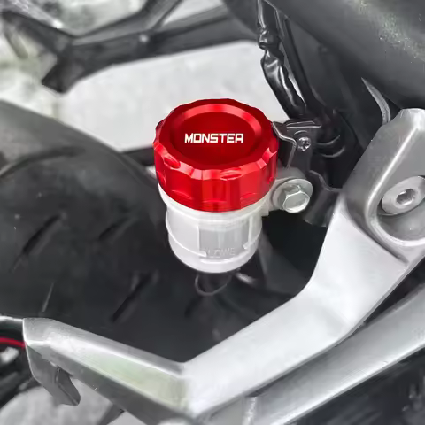 Rear brake Fluid Cylinder Master Reservoir Cover Cap For DUCATI Monster 821 1200 1200S 1200R ST2 MON