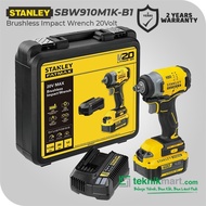 Stanley Brushless Impact Wrench / Kunci Impact Baterai 20V SBW910M1K