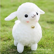 Super Cute White Sheep Stuffed Animal Sheep Plushie Teddy Bear Birthday Gift for Girls