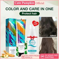 ♞INS No Bleach Hazelnut Ash Brown Hair Color Without Bleaching Hair Color Dye Cream 95ml